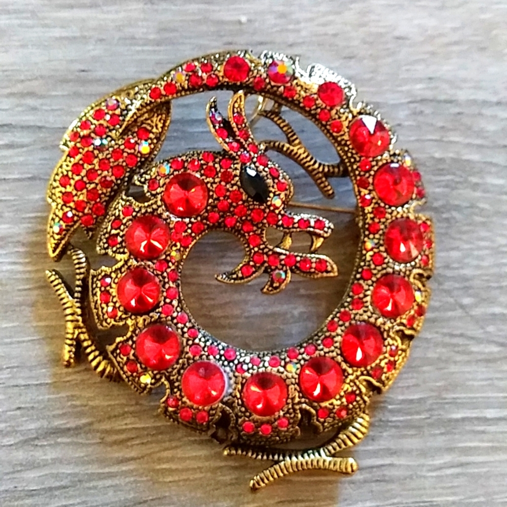 Dragon brooch